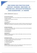 MED SURGE HESI PRACTICE EXAM 2026&sol;2027 &vert; NURSING &vert; MED SURG &vert; 80 VERIFIED Q&A &vert; DETAILED RATIONALES &vert; PASS GUARANTEED &ndash; A&plus; GRADED