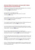 Med-Surg 1 Midterm Exam Questions & Answers 2026 &ndash; Medical-Surgical Nursing Exam Prep & Study Guide