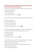 Med-Surg Exam 2 Test Bank Questions & Answers 2026 &ndash; Medical-Surgical Nursing Exam Prep & Study Guide