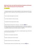 Med-Surg Pre-Op&comma; Intra-Op & Post-Op Review Questions & Answers 2026 &ndash; Surgical Nursing Exam Prep & Study Guide