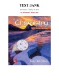 Test Bank for Introduction to Chemistry&comma; 5th Edition &lpar;Rich Bauer&comma; 2018&rpar;&comma; Chapter 1-17 &vert; All Chapters 