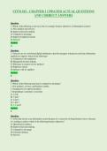 CITM 102 - CHAPTER 1 UPDATED ACTUAL QUESTIONS&NewLine;AND CORRECT ANSWERS