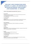 WGU D281 LINUX FOUNDATIONS EXAM 2026&sol;2027 &vert; IT &vert; LINUX &vert; 100 VERIFIED Q&A &vert; DETAILED RATIONALES &vert; NGN-ALIGNED &vert; PASS GUARANTEED &ndash; A&plus; GRADED