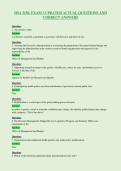 HSA 3150- EXAM 3 UPDATED ACTUAL QUESTIONS AND&NewLine;CORRECT ANSWERS