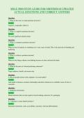 MSLE 3500 STUDY GUIDE FOR MIDTERM &num;1 UPDATED&NewLine;ACTUAL QUESTIONS AND CORRECT ANSWERS