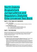 2026&sol;2027 S-Tier North Dakota Acupuncture Jurisprudence & Law &lpar;NDCC&sol;NDAC&rpar;&colon; Ultimate Test Bank & Cheat Sheet