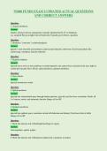 N5400 FUNDS EXAM 2 UPDATED ACTUAL QUESTIONS&NewLine;AND CORRECT ANSWERS