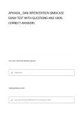 aphasia&lowbar; dan intervention  LATEST TEST WITH QUESTIONS AND 100&percnt; VERIFIED ANSWERS