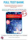 Test Bank for Pathophysiology 7th Edition by Jacquelyn L&period; Banasik &vert; Complete Chapters 1&ndash;54 Questions & Answers with Rationales &vert; 100&percnt; Verified Correct Answers
