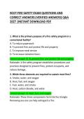 BCOT Fire Safety Exam