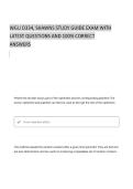 WGU D334&comma; study guide Latest test with questions and 100&percnt; verified answers