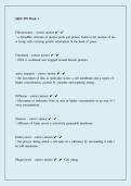 MSN 570 Week 1 Advanced Pathophysiology 2026&sol;2027 &ndash; Study Guide&comma; Notes & Questions
