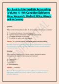 Test Bank for Intermediate Accounting &lpar;Volume 1&rpar; 14th Canadian Edition by Kieso&comma; Weygandt&comma; Warfield&comma; Wiley&comma; Wiecek&comma; and McConomy