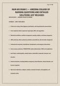 NUR 445 EXAM 1 &mdash; ARIZONA COLLEGE OF NURSING