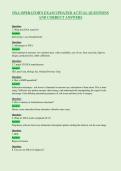 DXA OPERATOR'S EXAM UPDATED ACTUAL QUESTIONS&NewLine;AND CORRECT ANSWERS