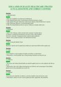 IOM&colon; 6 AIMS OF QUALITY HEALTHCARE UPDATED&NewLine;ACTUAL QUESTIONS AND CORRECT ANSWERS