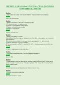 GPE TEST &num;1 QUESTIONS UPDATED ACTUAL QUESTIONS&NewLine;AND CORRECT ANSWERS