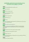 GUIDEWIRE ASSOCIATE EXAM UPDATED ACTUAL&NewLine;QUESTIONS AND CORRECT ANSWERS