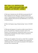 PRO TOOLS 101 ACTUAL EXAM PAPER&NewLine;COMPLETE SOLUTIONS VERIFIED