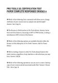 PRO TOOLS 101 CERTIFICATION ACTUAL&NewLine;PAPER QUESTIONS SOLUTIONS GRADED A