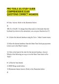 PRO TOOLS 101 CERTIFICATION&NewLine;COMPREHENSIVE SCRIPT FULL&NewLine;QUESTIONS CORRECT ANSWERS
