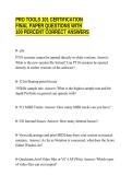 PRO TOOLS 110 EXAM CERTIFICATION&NewLine;EVALUATION CORRECT RESULTS