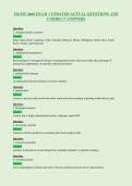 MGMT 4660 EXAM 1 UPDATED ACTUAL QUESTIONS AND&NewLine;CORRECT ANSWERS