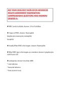 2026&sol;2027 NURS 6512 Examination Study Guide &vert; Comprehensive Questions and Answers Verified Solutions