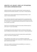 APENS TEST C&period;A&period;P&period;E&period; 2026&sol;2027 &vert; APENS C&period;A&period;P&period;E&period; TEST QUESTIONS&comma; STUDY GUIDE & COMPREHENSIVE REVIEW
