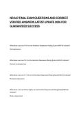 &NewLine;NR 547 FINAL EXAM QUESTIONS AND CORRECT VERIFIED ANSWERS LATEST UPDATE 2026 FOR GUARANTEED SUCCESS&NewLine;