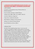 LATEST NSG 552 PSYCHOPHARMACOLOGY EXAMS 1&comma; 2 & 3 &NewLine;QUESTIONS AND CORRECT ANSWERS PLUS RATIONALES 