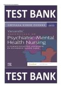 Test Bank for Varcarolis Essentials of Psychiatric Mental Health Nursing&colon; A Communication Approach to Evidence-Based Care 5th Edition by Chyllia D Fosbre