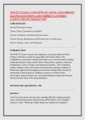 NUR 257 EXAM 4&colon; CONCEPTS OF AGING AND CHRONIC &NewLine;ILLNESS QUESTIONS AND CORRECT ANSWERS &vert; &NewLine;LATEST UPDATE 2026&sol;2027 PDF