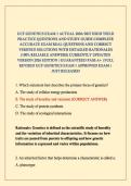 UCF GENETICS EXAM 1 ACTUAL 2026&sol;2027 HIGH YIELD PRACTICE QUESTIONS AND STUDY GUIDE COMPLETE ACCURATE EXAM REAL QUESTIONS AND CORRECT VERIFIED SOLUTIONS WITH DETAILED RATIONALES &lpar;100&percnt; RELIABLE ANSWERS&rpar; CURRENTLY UPDATED VERSION 2026 EDITION &vert;GUARANTEED PAS