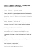 SEQUENCE 3 CLINICAL APPLICATION 2026&sol;2027 &vert; CLINICAL APPLICATION SEQUENCE 3 QUESTIONS&comma; STUDY GUIDE & REVIEW