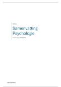 Samenvatting Psychologie D0T02a &vert; KU Leuven &vert; 2025&sol;2026