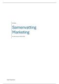 Samenvatting Marketing D0T08a &vert; KU Leuven &vert; 2025&sol;26