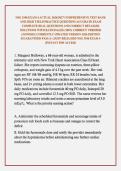NSG 3100 EXAM 4 ACTUAL 2026&sol;2027 COMPREHENSIVE TEST BANK AND HIGH YIELD PRACTICE QUESTIONS ACCURATE EXAM COMPLETE REAL QUESTIONS AND CORRECT DETAILED SOLUTIONS WITH RATIONALES &lpar;100&percnt; CORRECT VERIFIED ANSWERS&rpar; CURRENTLY UPDATED VERSION 2026 EDITION &vert;GUARANT