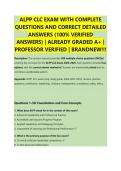 ALPP CLC EXAM WITH COMPLETE &NewLine;QUESTIONS AND CORRECT DETAILED &NewLine;ANSWERS &lpar;100&percnt; VERIFIED &NewLine;ANSWERS&rpar; &vert; ALREADY GRADED A&plus; &vert; &NewLine;PROFESSOR VERIFIED &vert; BRANDNEW&excl;&excl;&excl; 