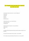 &NewLine;CMT TRAINING EXAM QUESTIONS WITH COMPLETE SOLUTIONS 2026-2027&NewLine;