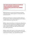 ACE YOUR 2026&sol;2027 NURS 6512N ADVANCED HEALTH ASSESSMENT EXAMINATION&colon; COMPREHENSIVE QUESTIONS AND ANSWERS &lpar;GRADED A&plus;&rpar;