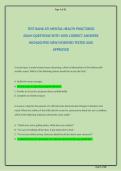 AORN Periop 101 Questions & Answers &vert; Latest Updated Study Guide