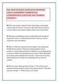 ACE YOUR 2026&sol;2027 NURS 6512N ADVANCED HEALTH ASSESSMENT EXAMINATION&colon; COMPREHENSIVE QUESTIONS AND ANSWERS &lpar;GRADED A&plus;&rpar;