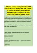 NUR 265 Exam 2 &ndash; Comprehensive EXAM &NewLine;WITH COMPLETE QUESTIONS AND CORRECT &NewLine;DETAILED ANSWERS &lpar;100&percnt; VERIFIED &NewLine;ANSWERS&rpar; &vert; ALREADY GRADED A&plus; &vert; &NewLine;PROFESSOR VERIFIED &vert; BRANDNEW&excl;&excl;&excl; 