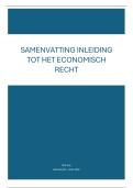 Samenvatting Inleiding tot het Economisch Recht D0T01a &vert; KUL &vert; 2025&sol;26