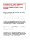 ACE YOUR 2026&sol;2027 NURS 6512N ADVANCED HEALTH ASSESSMENT EXAMINATION&colon; COMPREHENSIVE QUESTIONS AND ANSWERS &lpar;GRADED A&plus;&rpar;