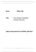 FBAA&lowbar;004 FlashBlade Architect Associate PDF Dumps