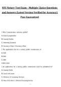 NYS Notary Test Exam &ndash; Multiple Choice Questions and Answers &lpar;Latest Version Verified for Accuracy&rpar;&comma; multiple-choice exam practice