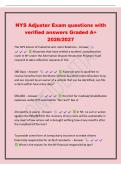 NYS Adjuster Exam questions with&NewLine;verified answers Graded A&plus;&NewLine;2026&sol;2027&NewLine;The NYS School of Industrial and Labor Relations - Answer&NewLine; All parties that have settled a workers' compensation&NewLine;claim in NY under the Alternative Dispute Resolution Program