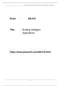 AB-410 Microsoft Intelligent Applications Builder Associate PDF Dumps